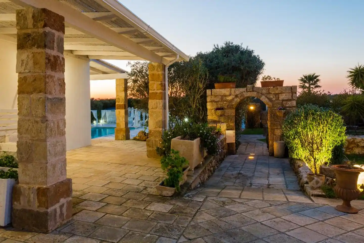 Masseria Casina dei Cari Terrasse
