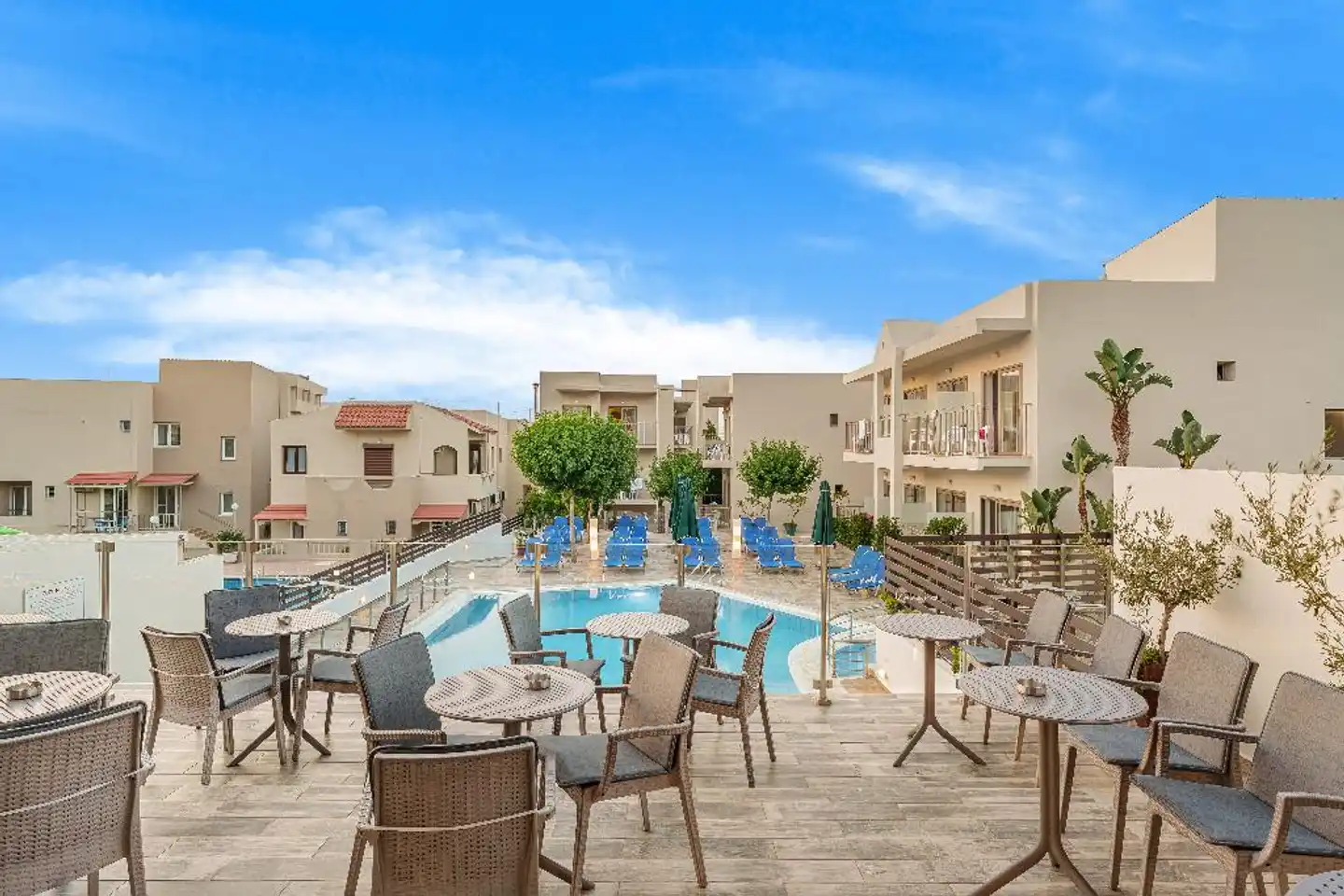 Creta Verano Hotel Terrasse