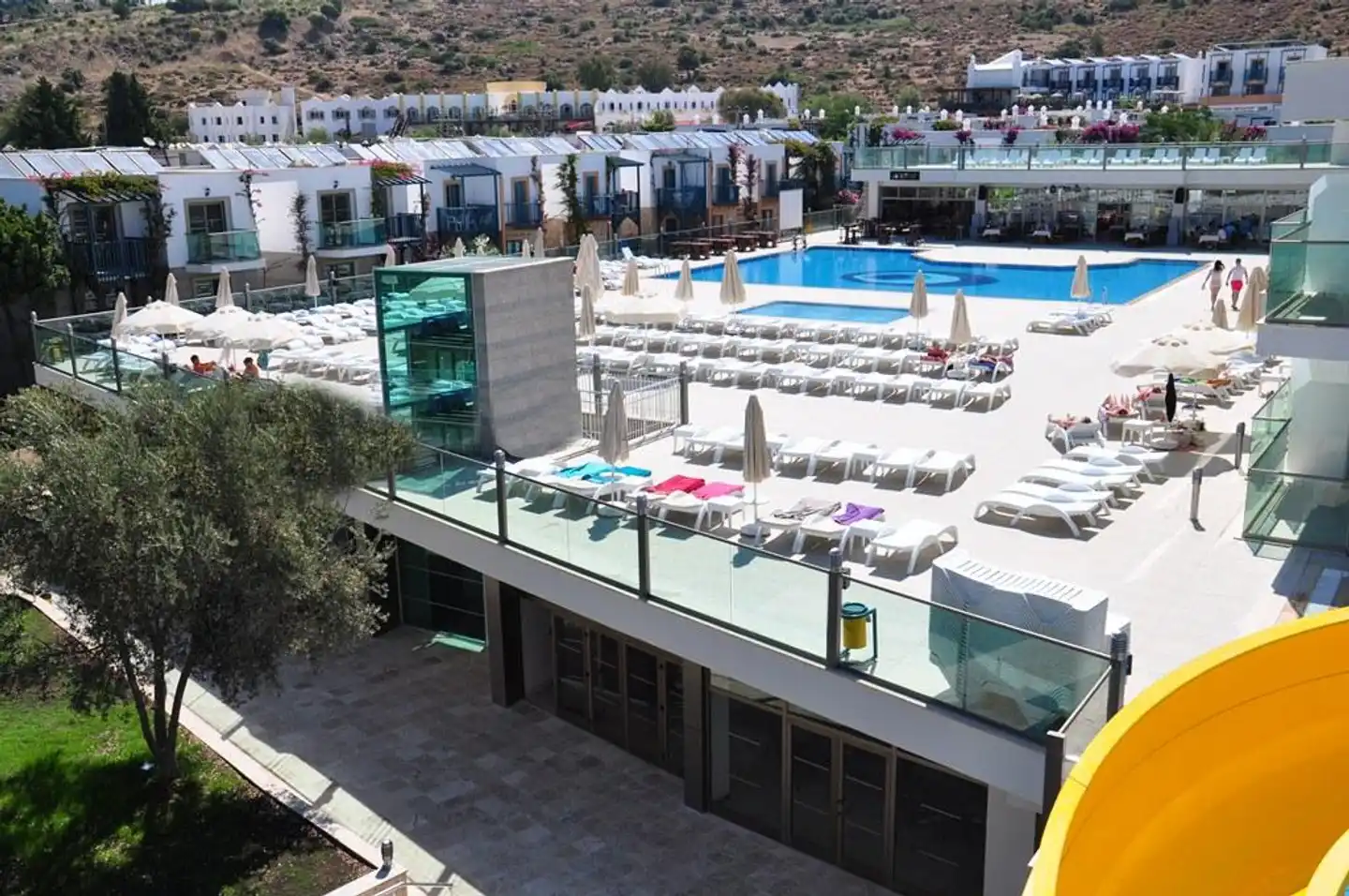 Jasmin Beach Hotel Terrasse