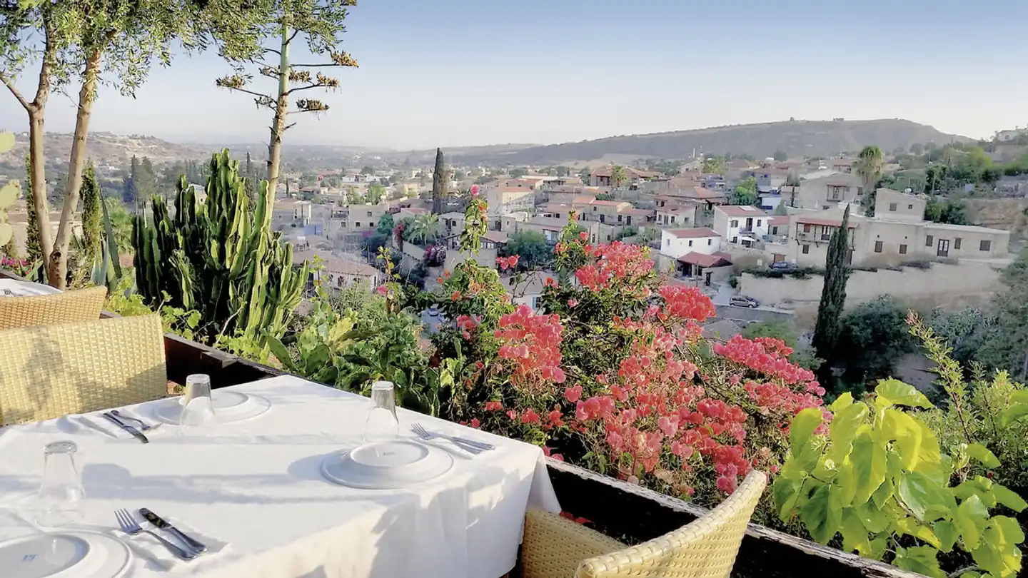 Cyprus Villages Traditional Houses Terrasse