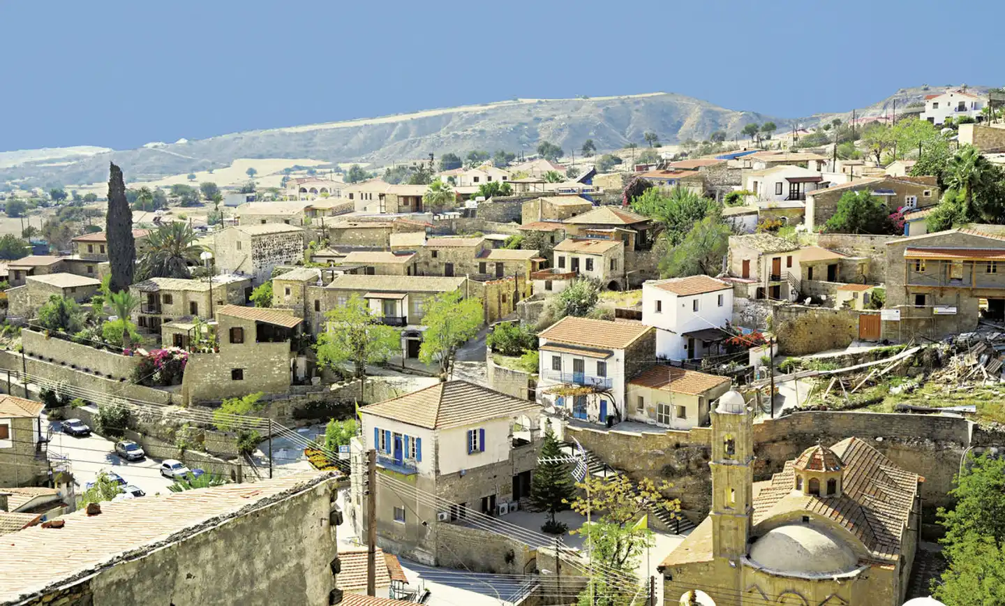 Cyprus Villages Traditional Houses Aussenansicht