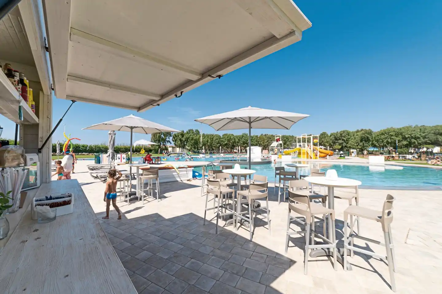 Camping Village Laguna Blu Terrasse