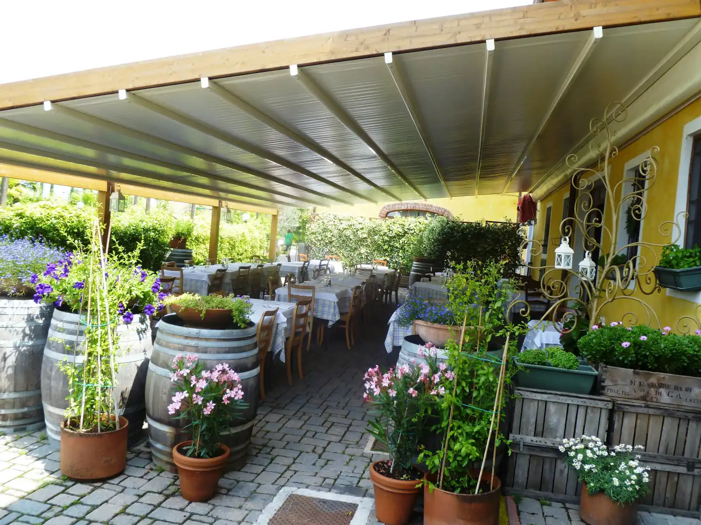Camping Bella Italia Terrasse
