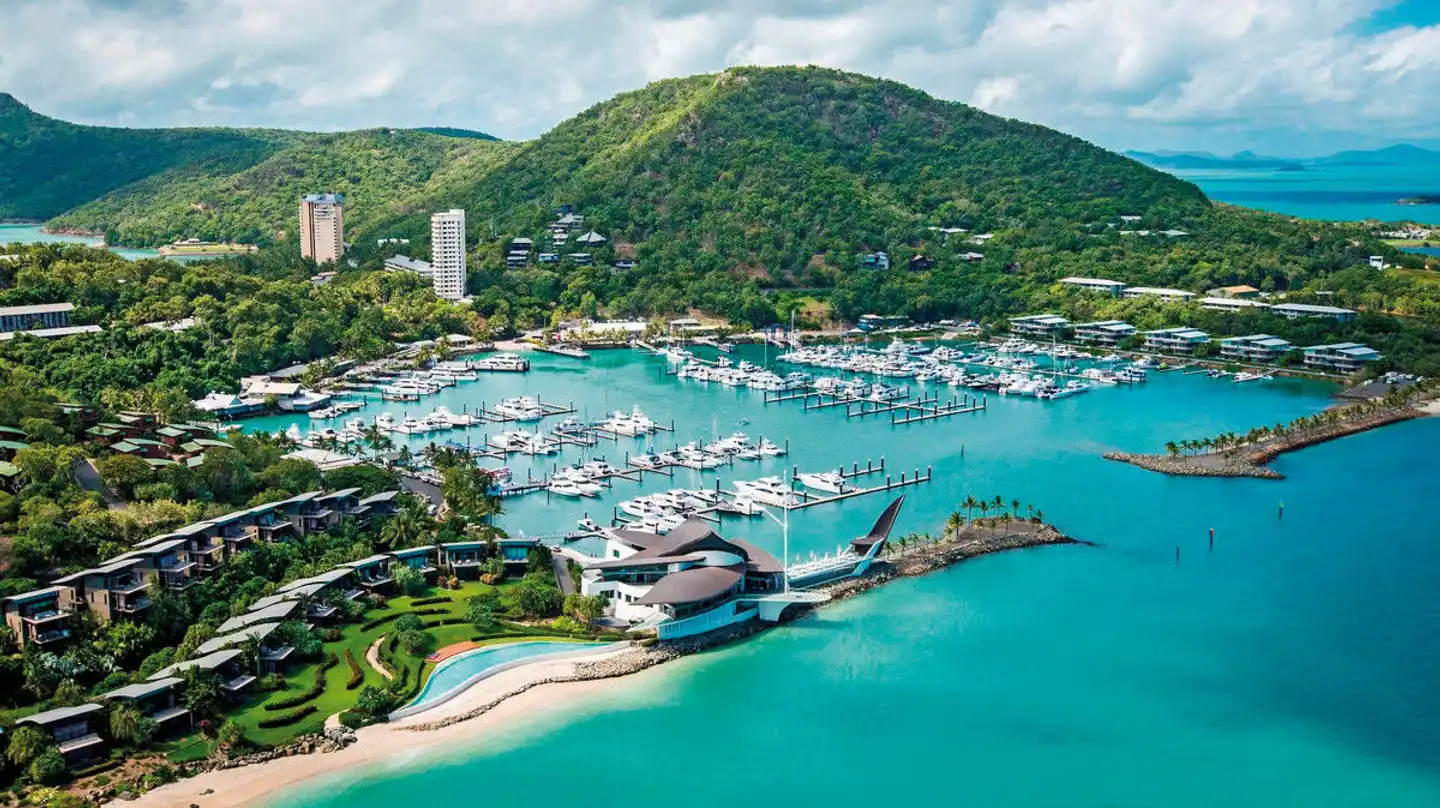 Hamilton Island Palm Bungalows Landschaft