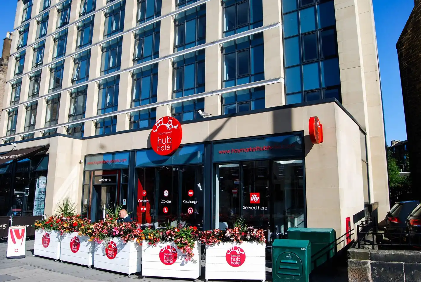 Haymarket Hub Hotel Terrasse