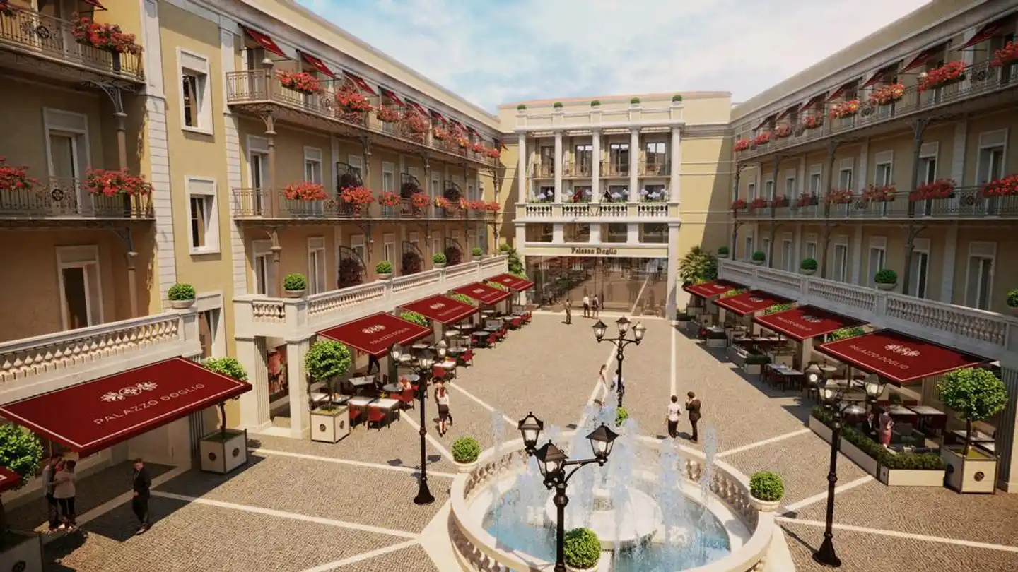 Palazzo Doglio Modellaufnahme