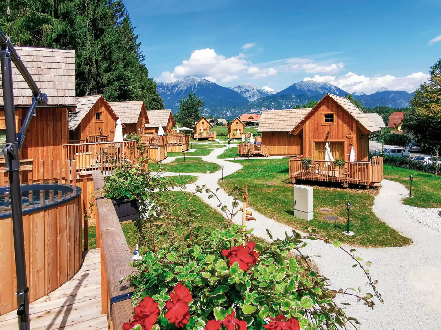 Glamping Ribno Bled Aussenansicht
