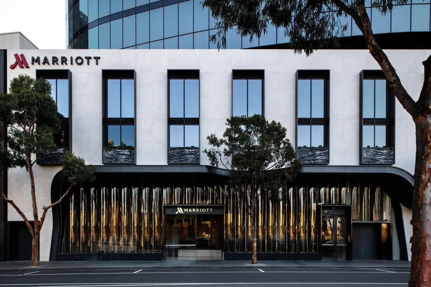Melbourne Marriott Hotel Docklands Aussenansicht