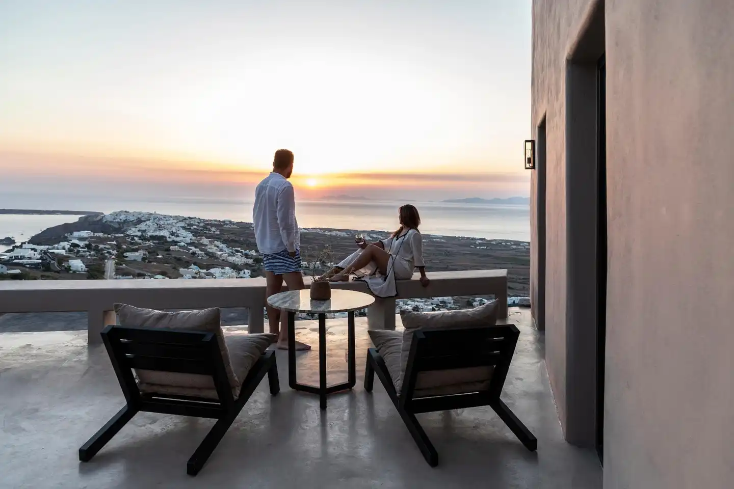 Nimbus Santorini Terrasse