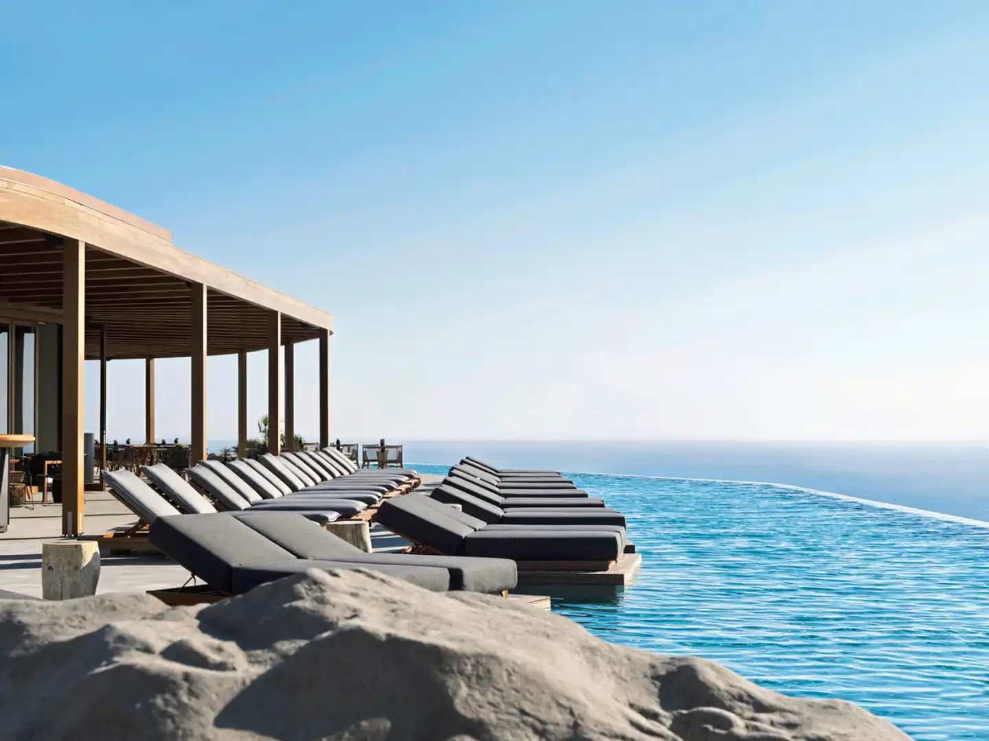 Magma Resort Santorini Strand