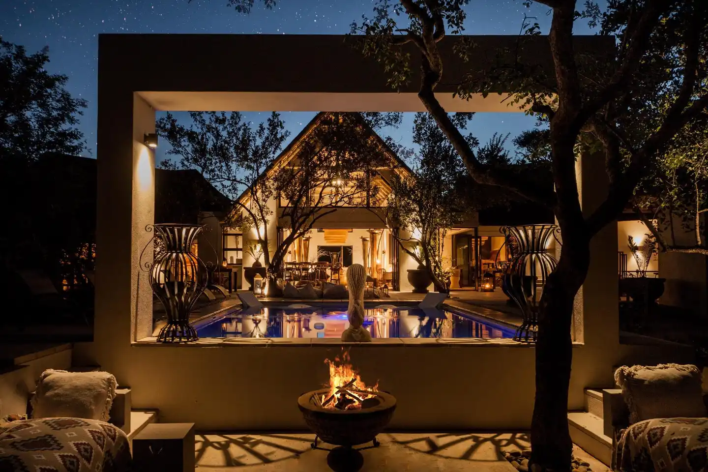 African Flair Boutique Safari Lodge Terrasse