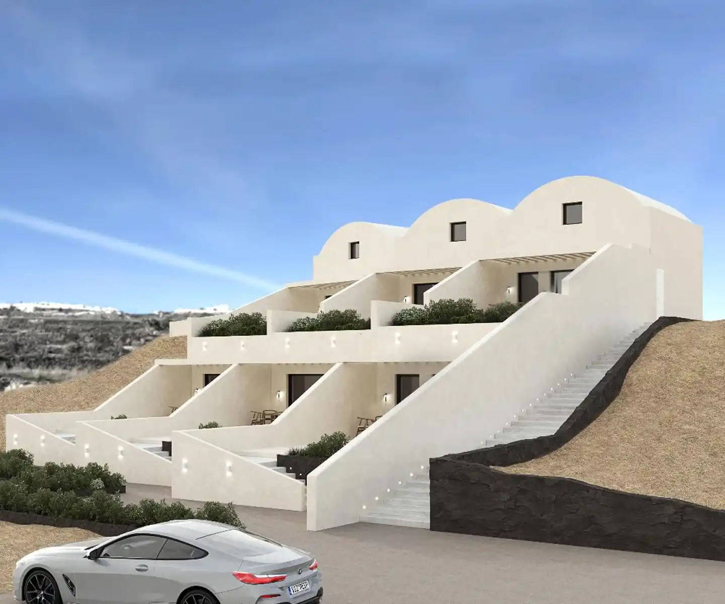 Pnoé Luxury Suites Aussenansicht