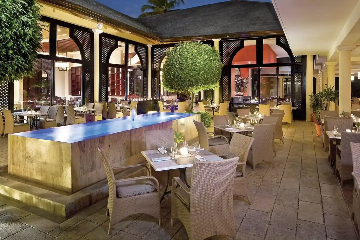 Meliá Caribe Beach Resort Terrasse