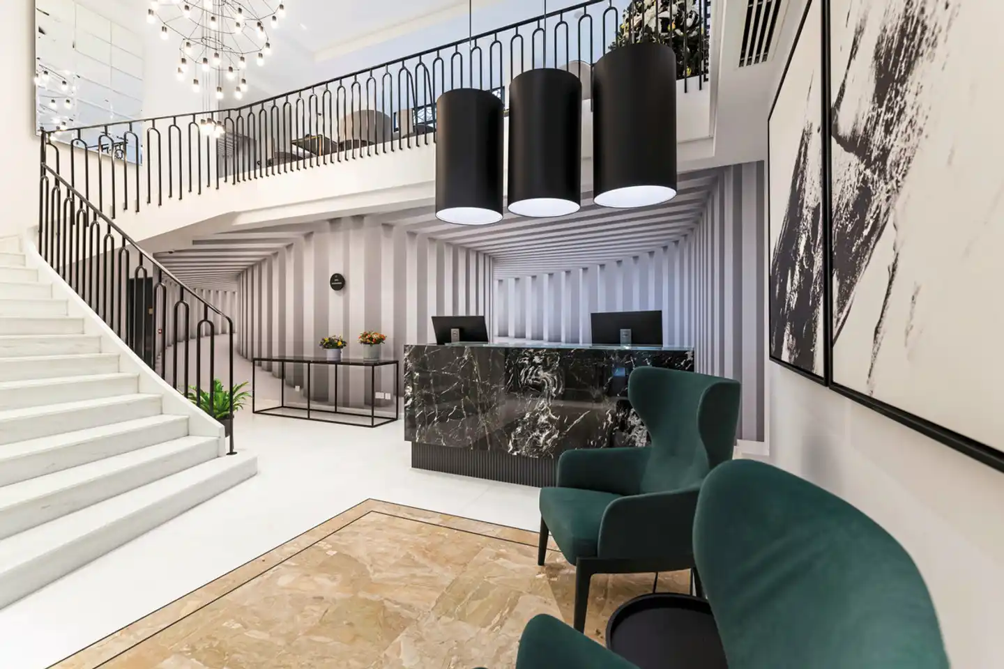 The Embassy Valletta Hotel Lobby