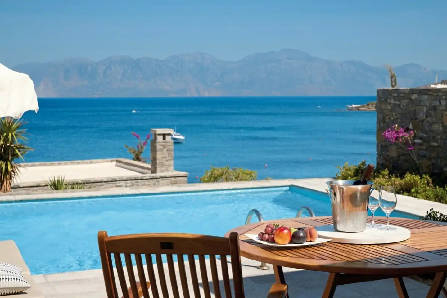 Elounda Mare Hotel Terrasse
