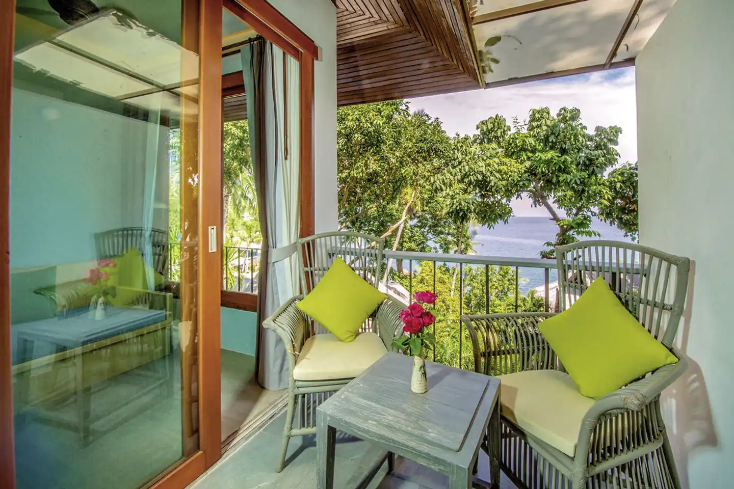 Coral Cliff Beach Resort Terrasse