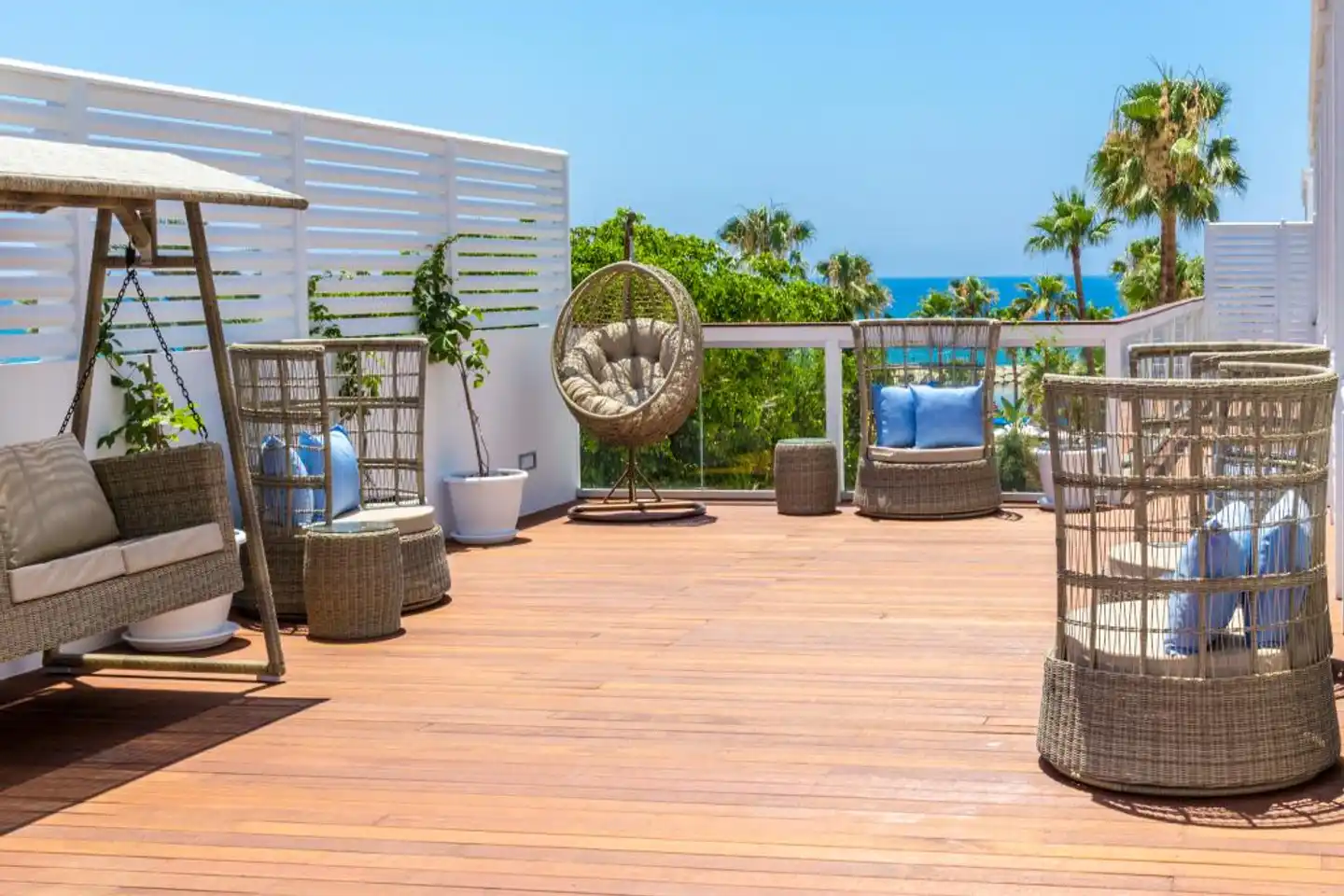 Lordos Beach Hotel Terrasse