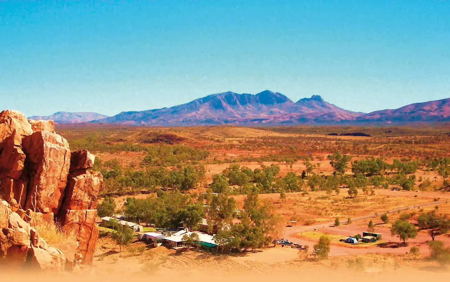 Glen Helen Lodge Landschaft