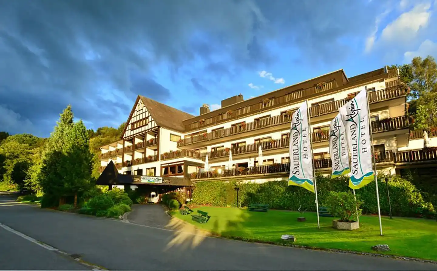 Sauerland Alpin Hotel Aussenansicht
