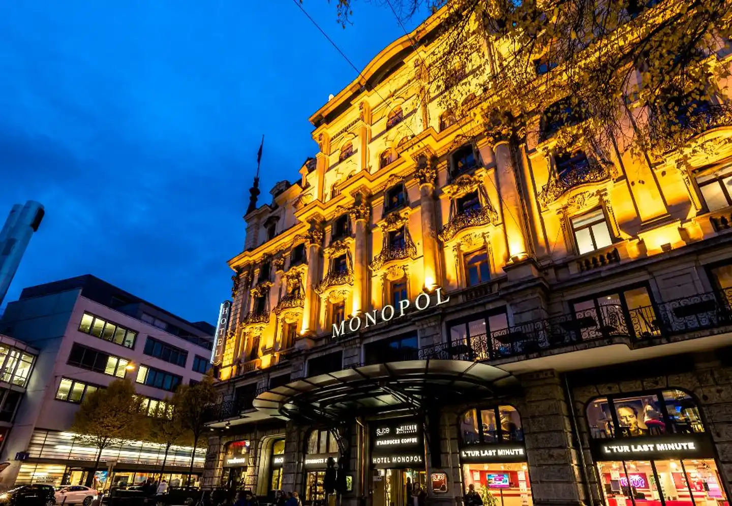 Hotel Monopol Luzern Aussenansicht