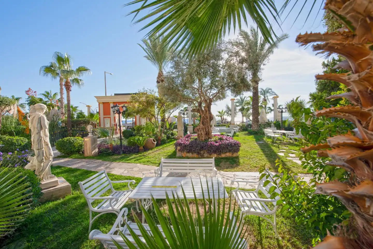 Antique Roman Palace Garten