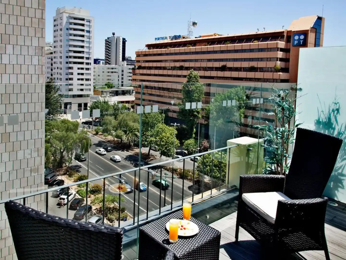 America Diamonds Hotel Terrasse