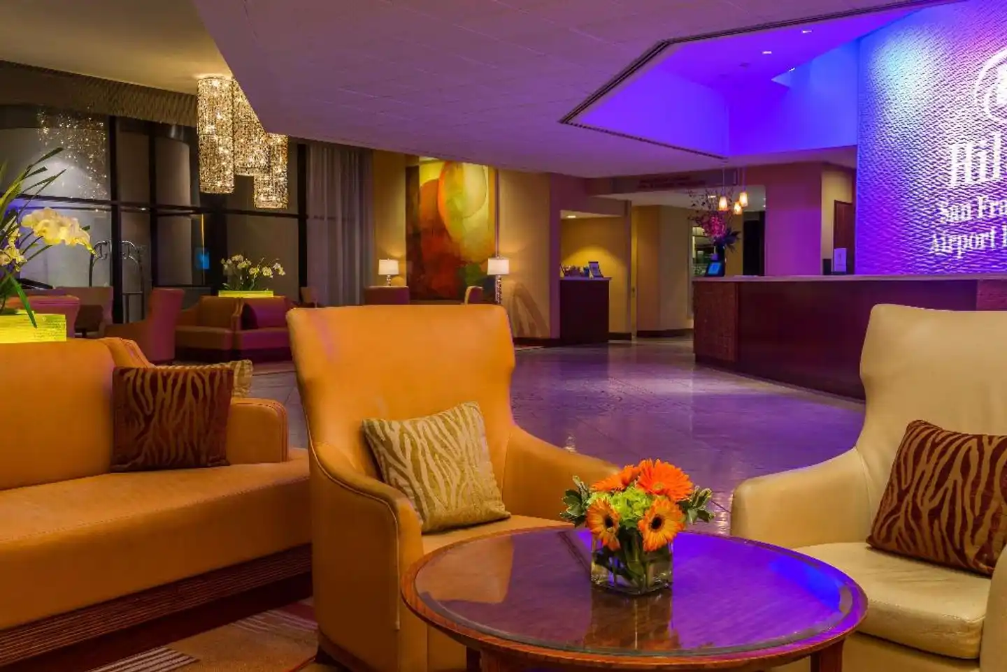Hilton San Francisco Airport Bayfront Lobby