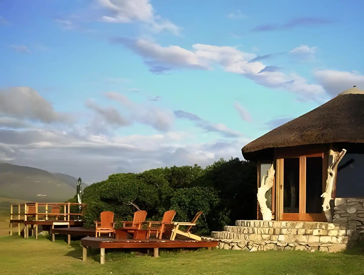 Mosaic Lagoon Lodge Terrasse