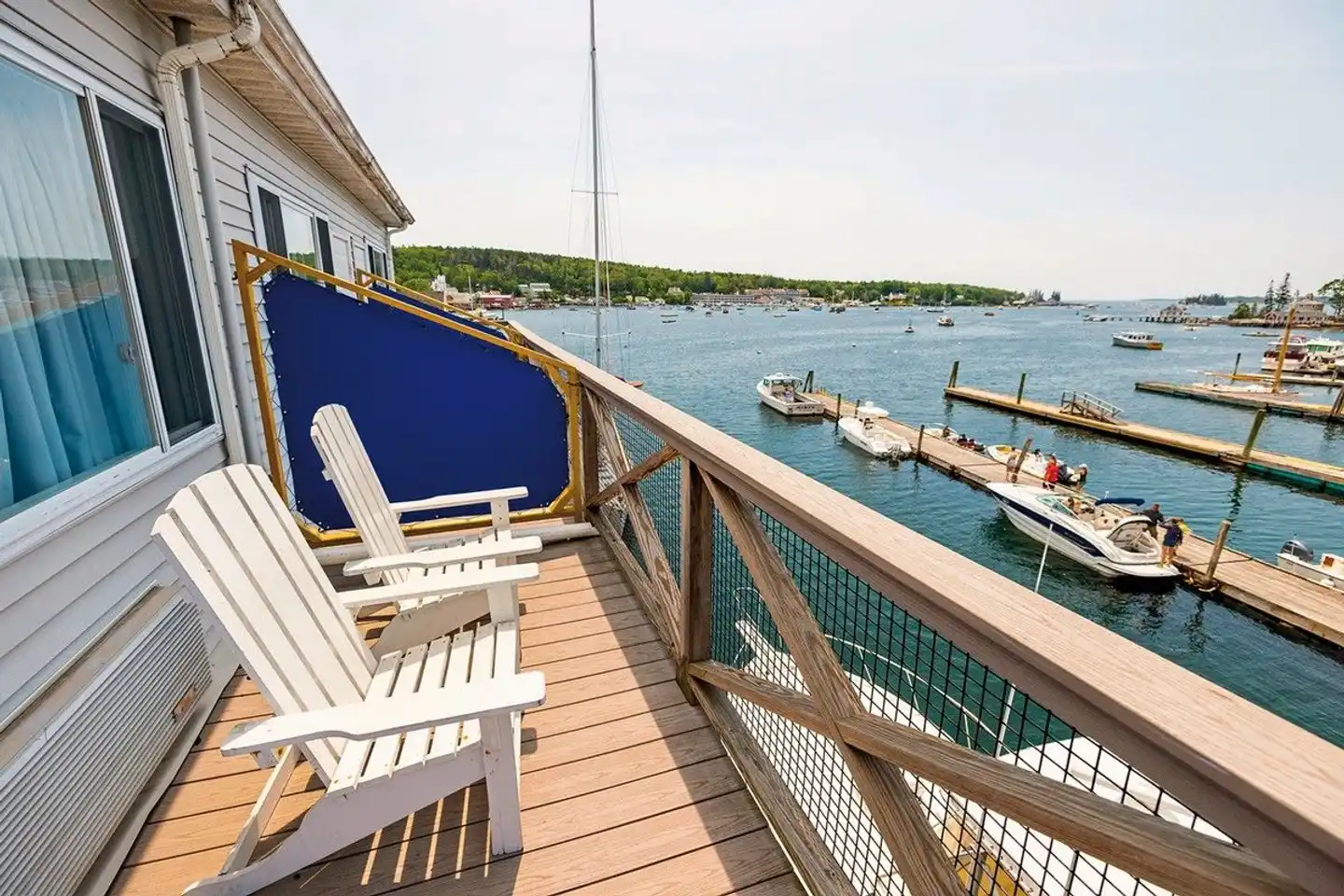 Fisherman's Wharf Inn Boothbay Harbor Terrasse