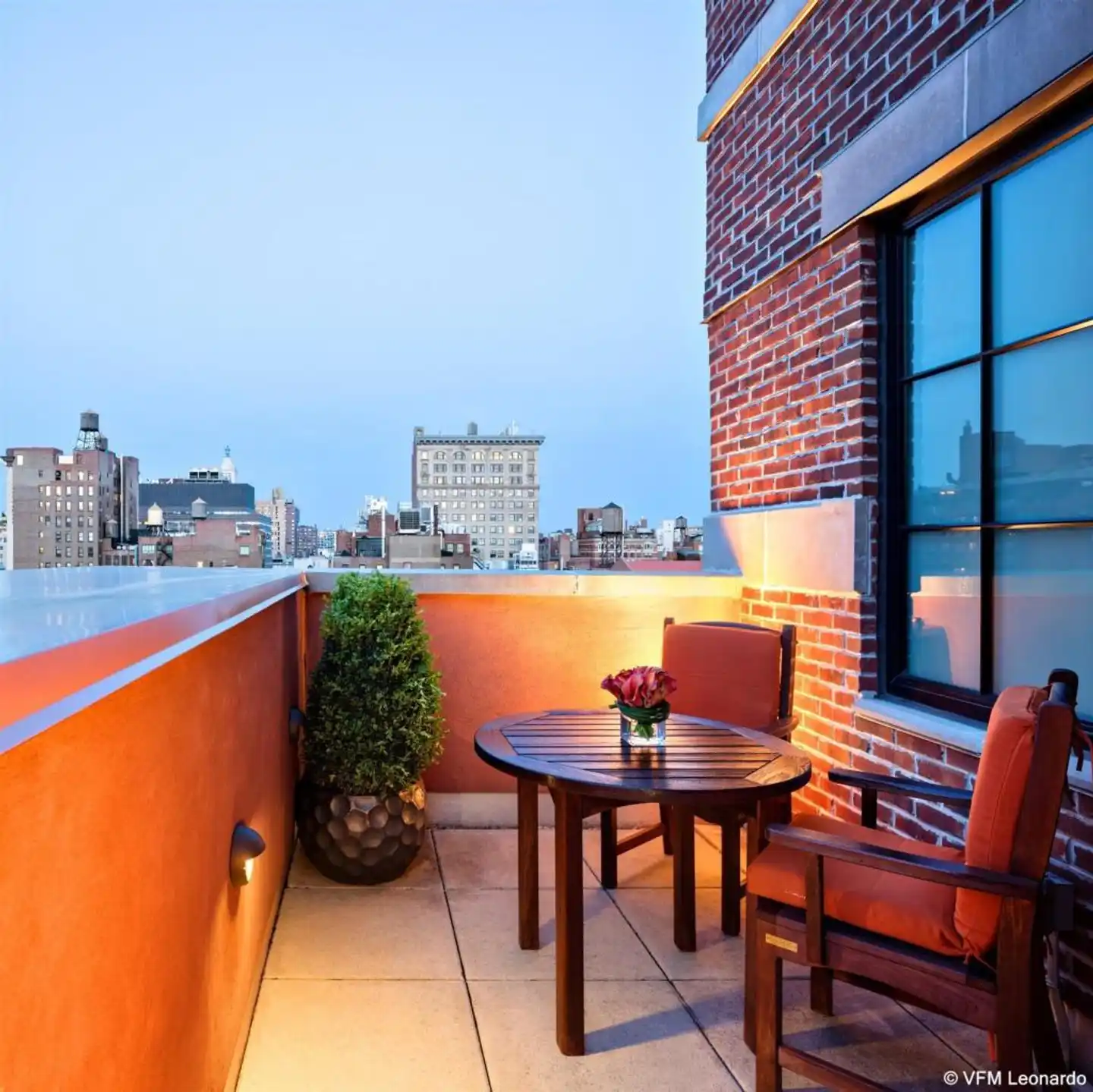 Walker Hotel Greenwich Village Terrasse