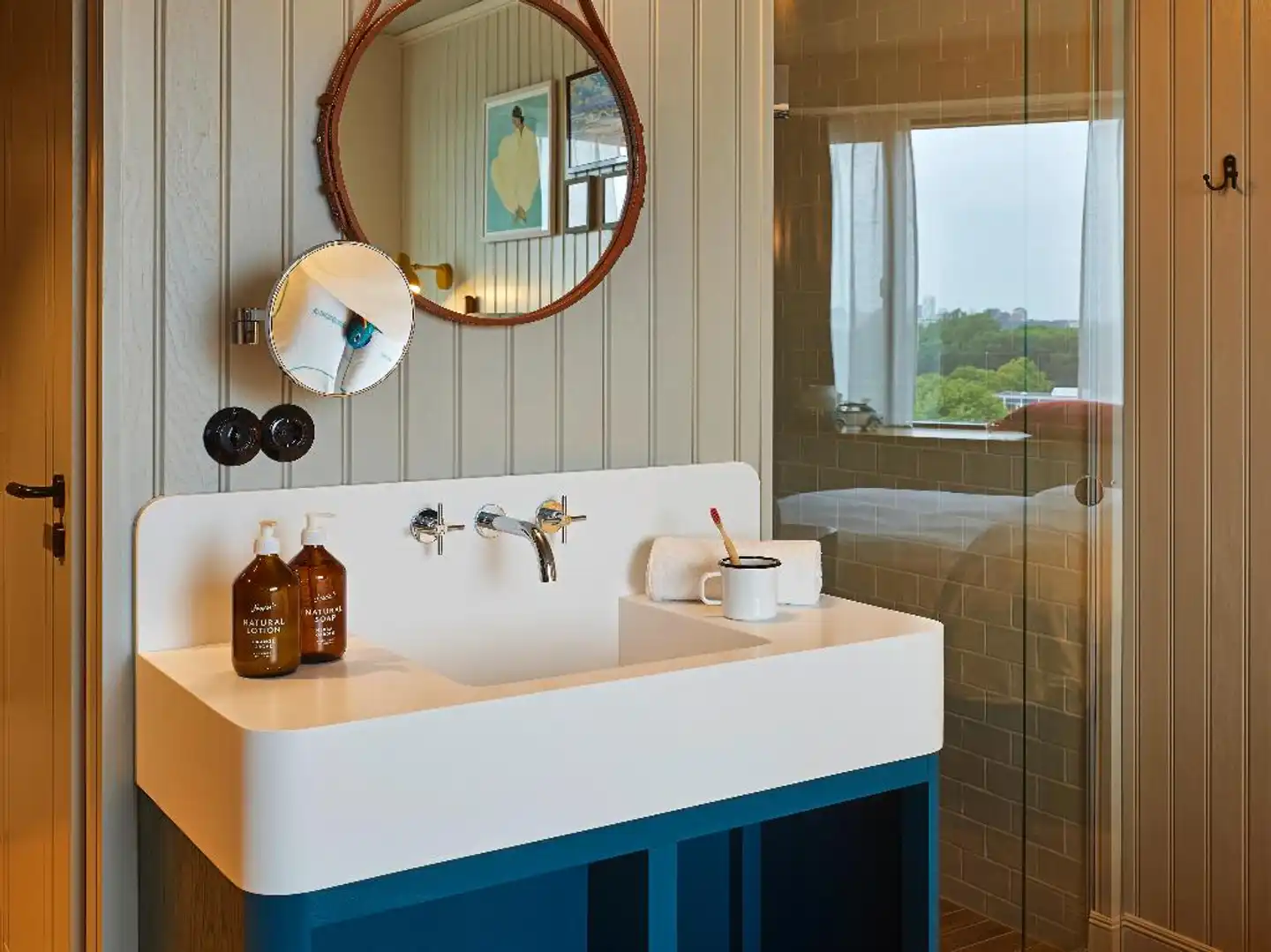 25hours Hotel Copenhagen Paper Island Badezimmer