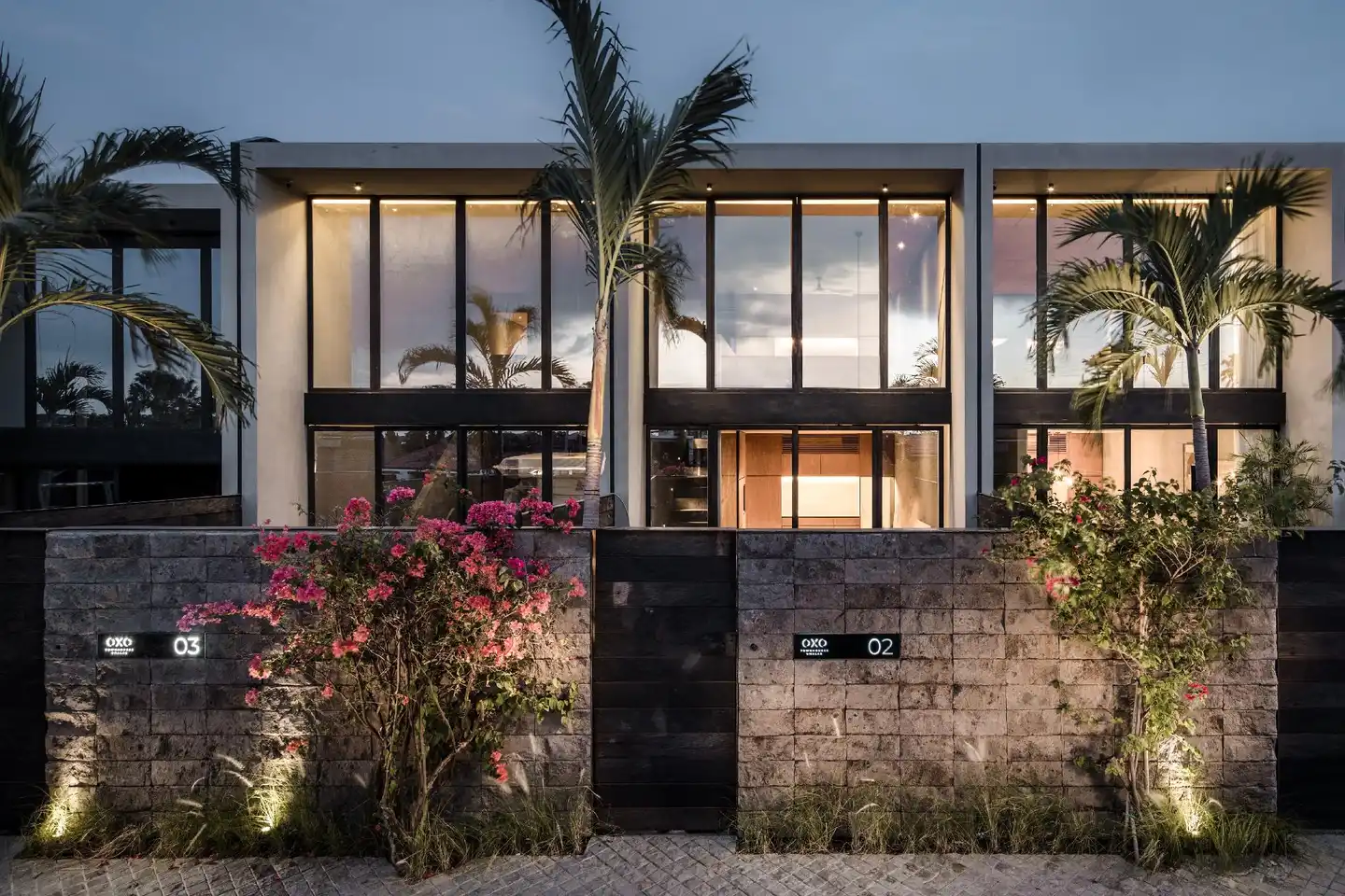 OXO Townhouses Berawa Canggu Aussenansicht