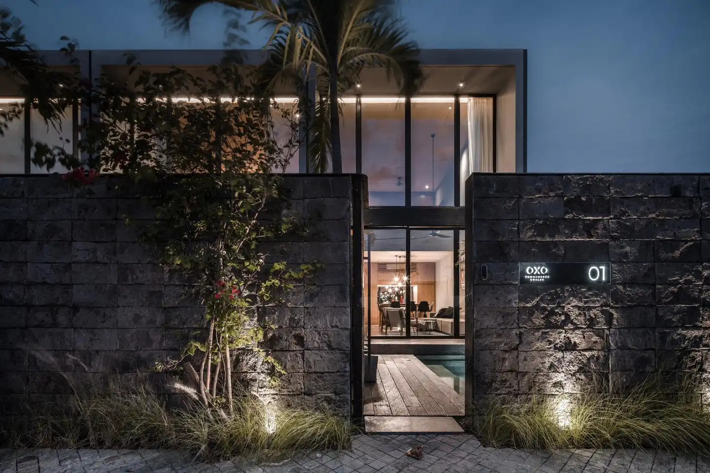 OXO Townhouses Berawa Canggu Terrasse