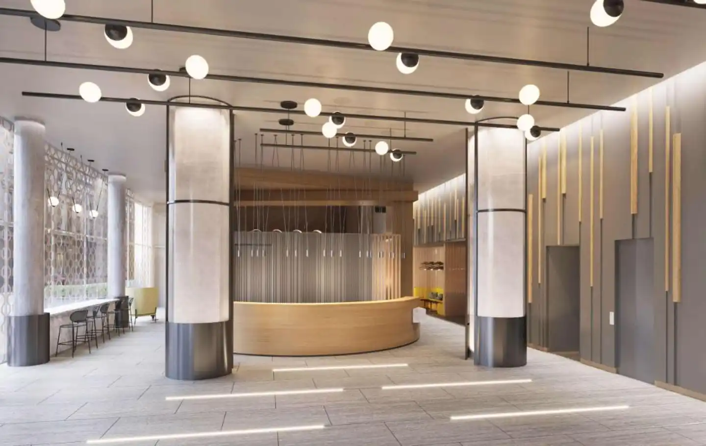 Home2 Suites By Hilton New York Times Square Lobby