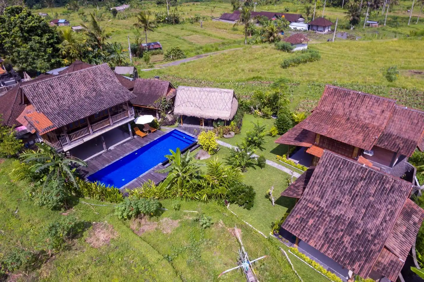 Kubu Sakian Villa Garten