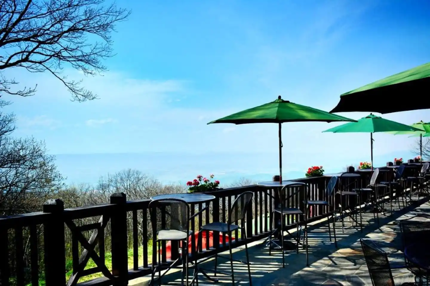 Big Meadows Lodge Terrasse