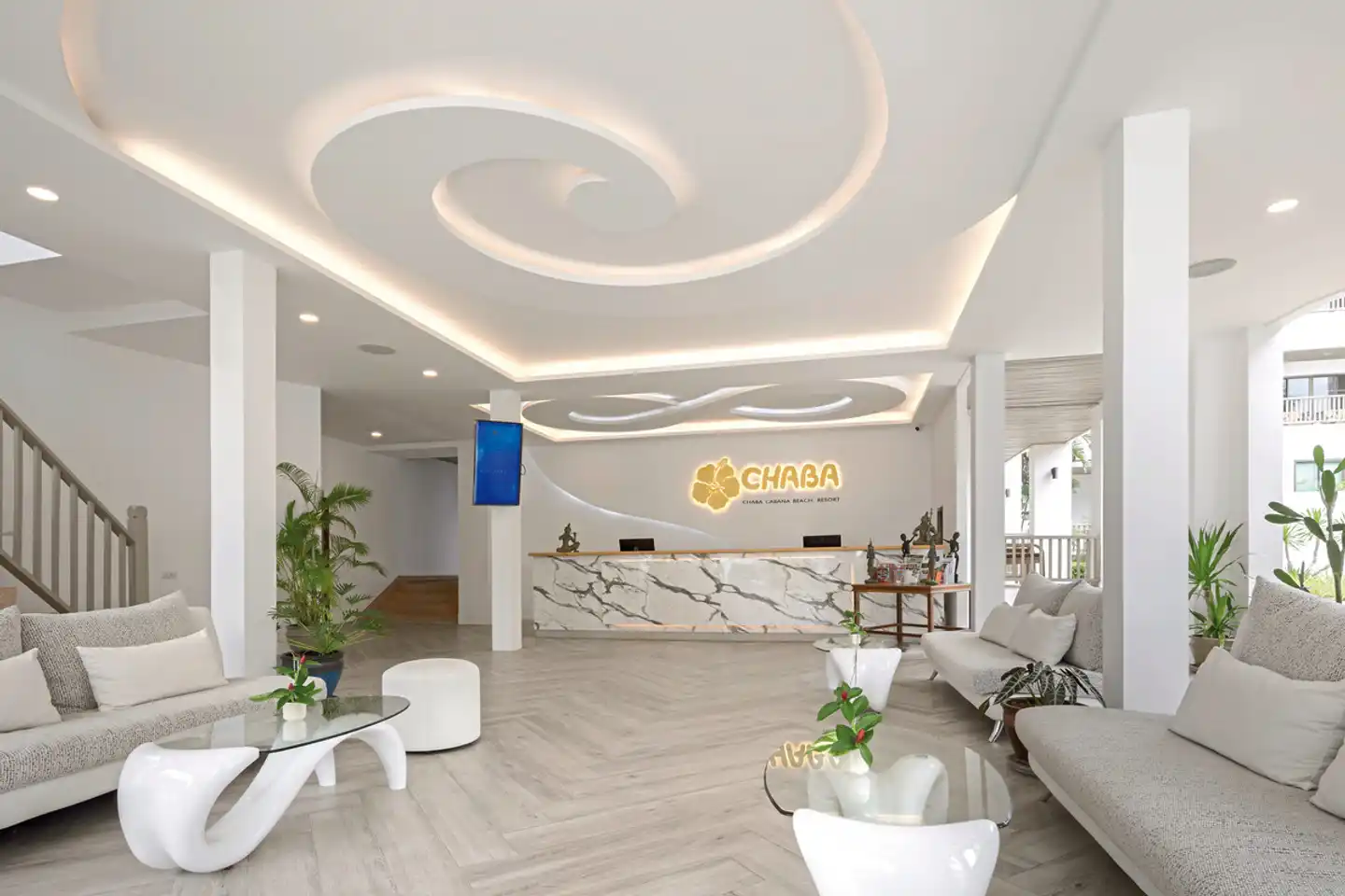 Chaba Cabana Beach Resort Lobby