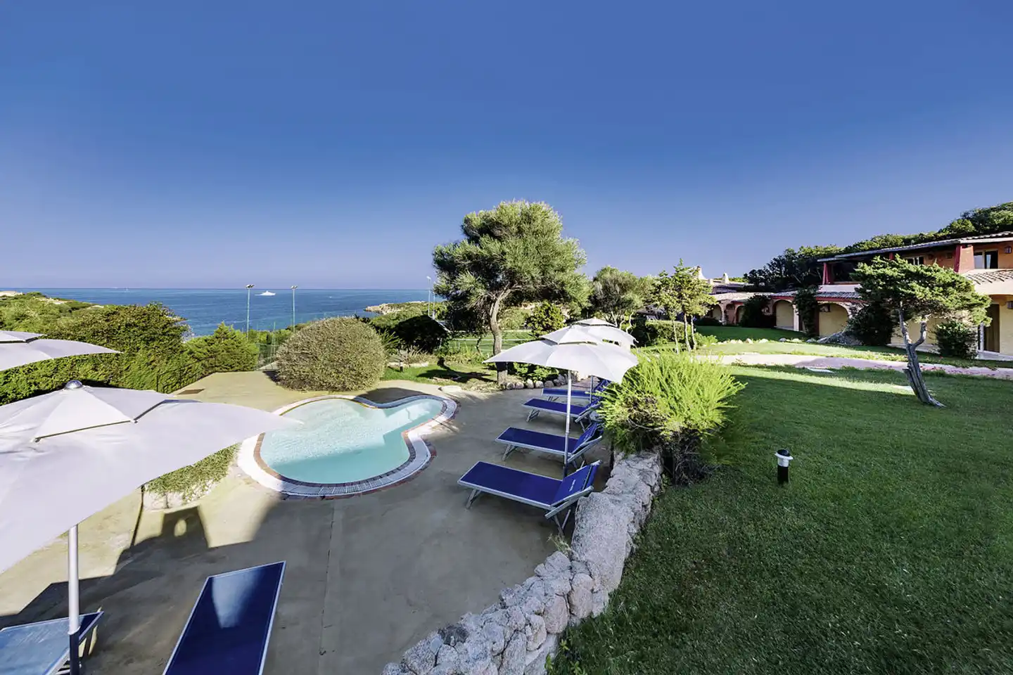 Grand Hotel in Porto Cervo Garten