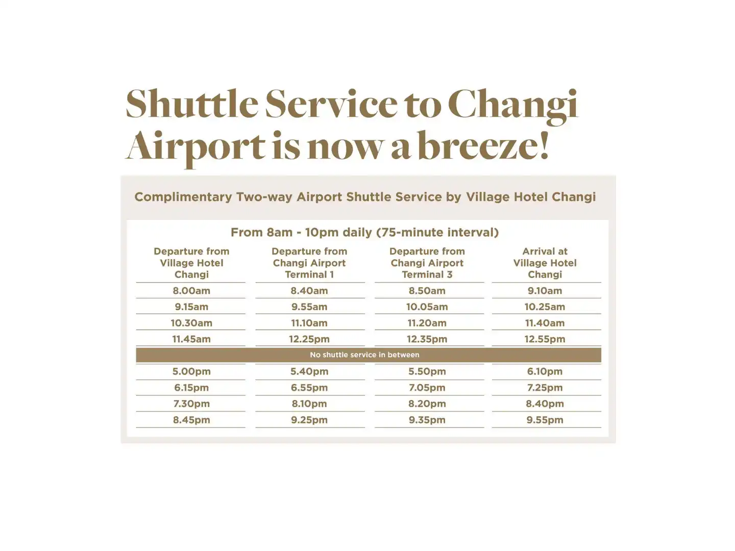 Village Hotel Changi by Far East Hospitality Landkarte