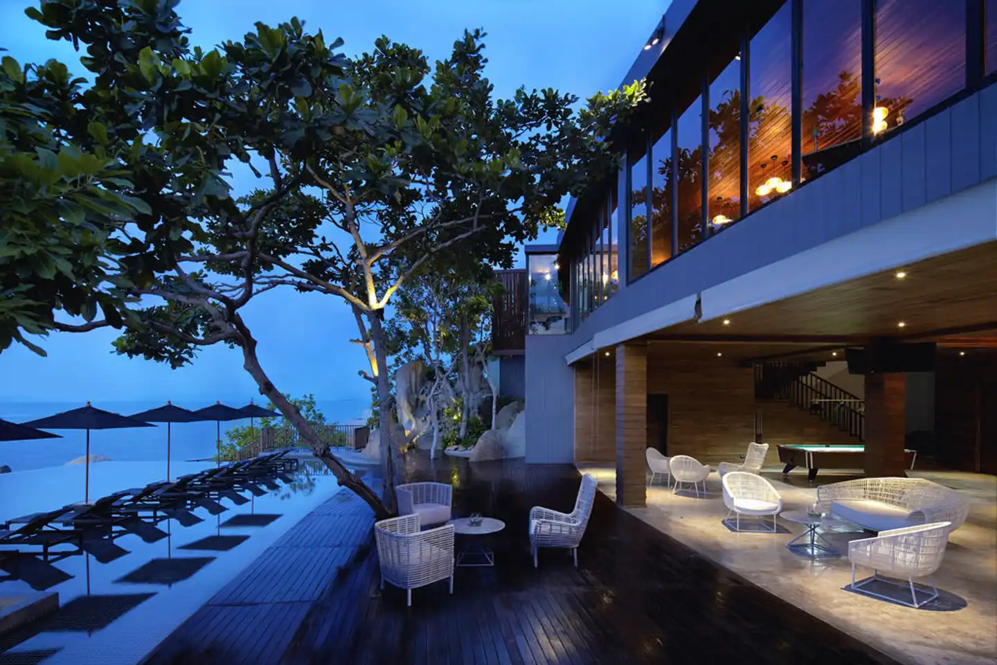 Silavadee Pool Spa Resort Terrasse