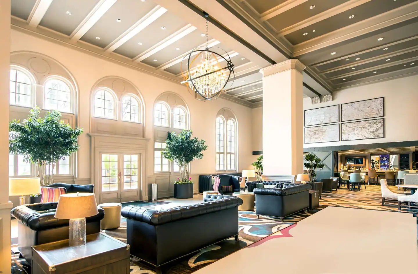 Hilton Baton Rouge Capitol Center Lobby