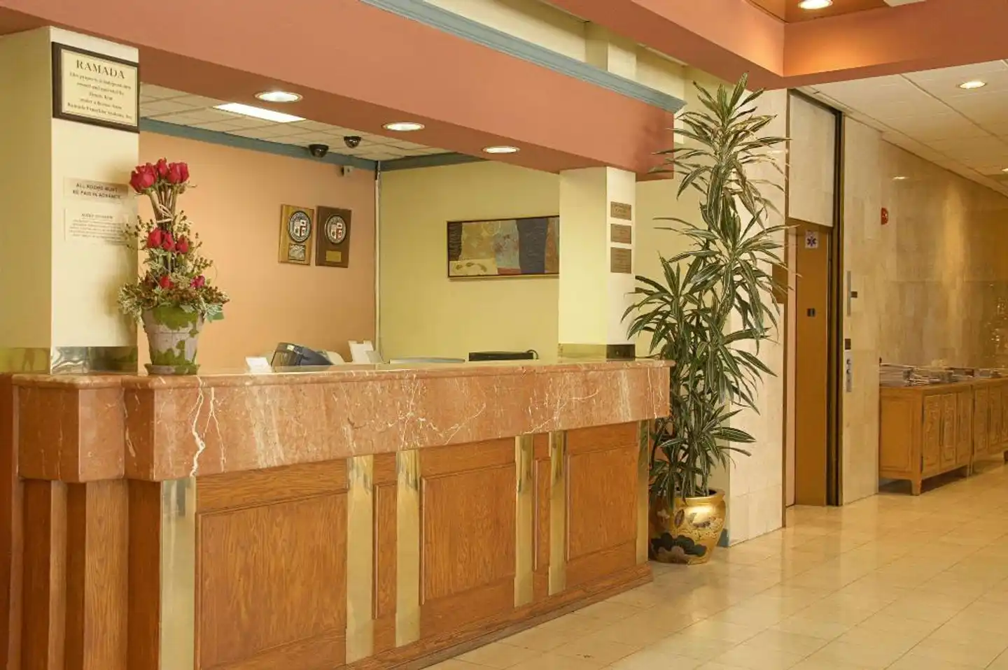 Ramada Wilshire Lobby