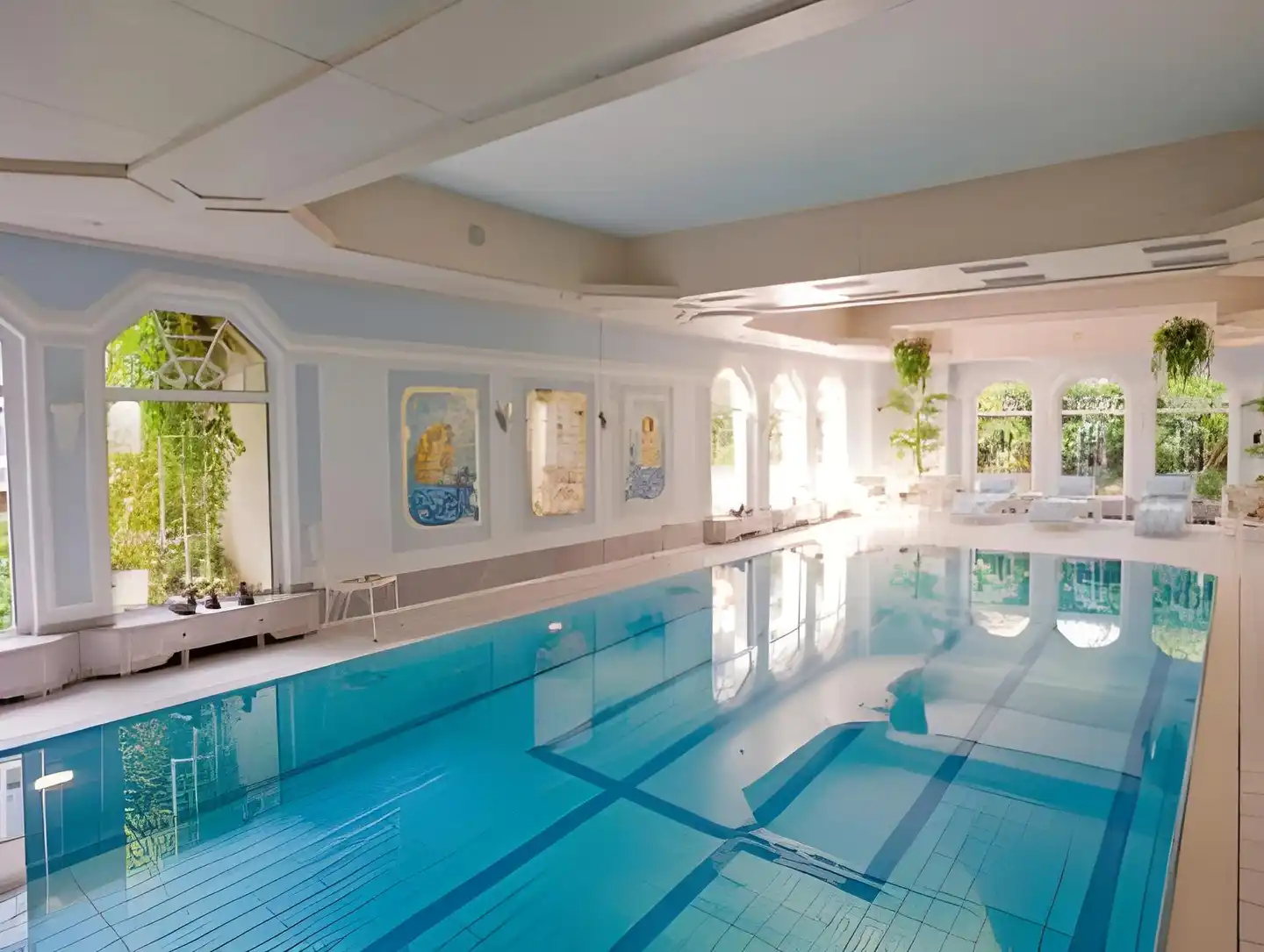 Privat-Hotel Villa Aurora Hallenbad