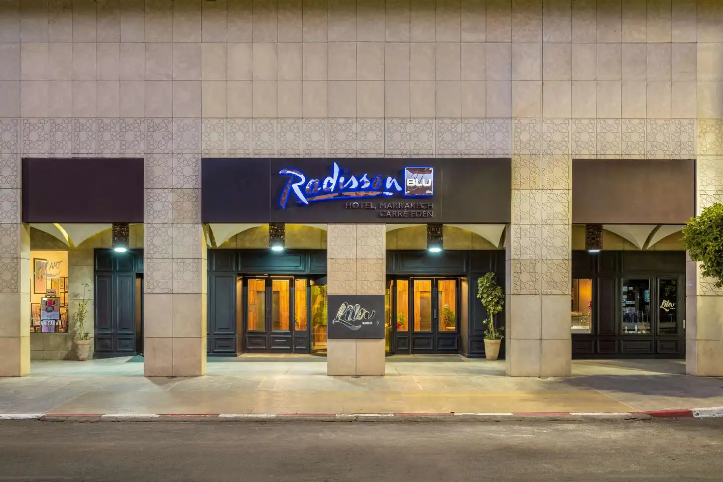 Radisson Blu Hotel, Marrakech Carre Eden Aussenansicht