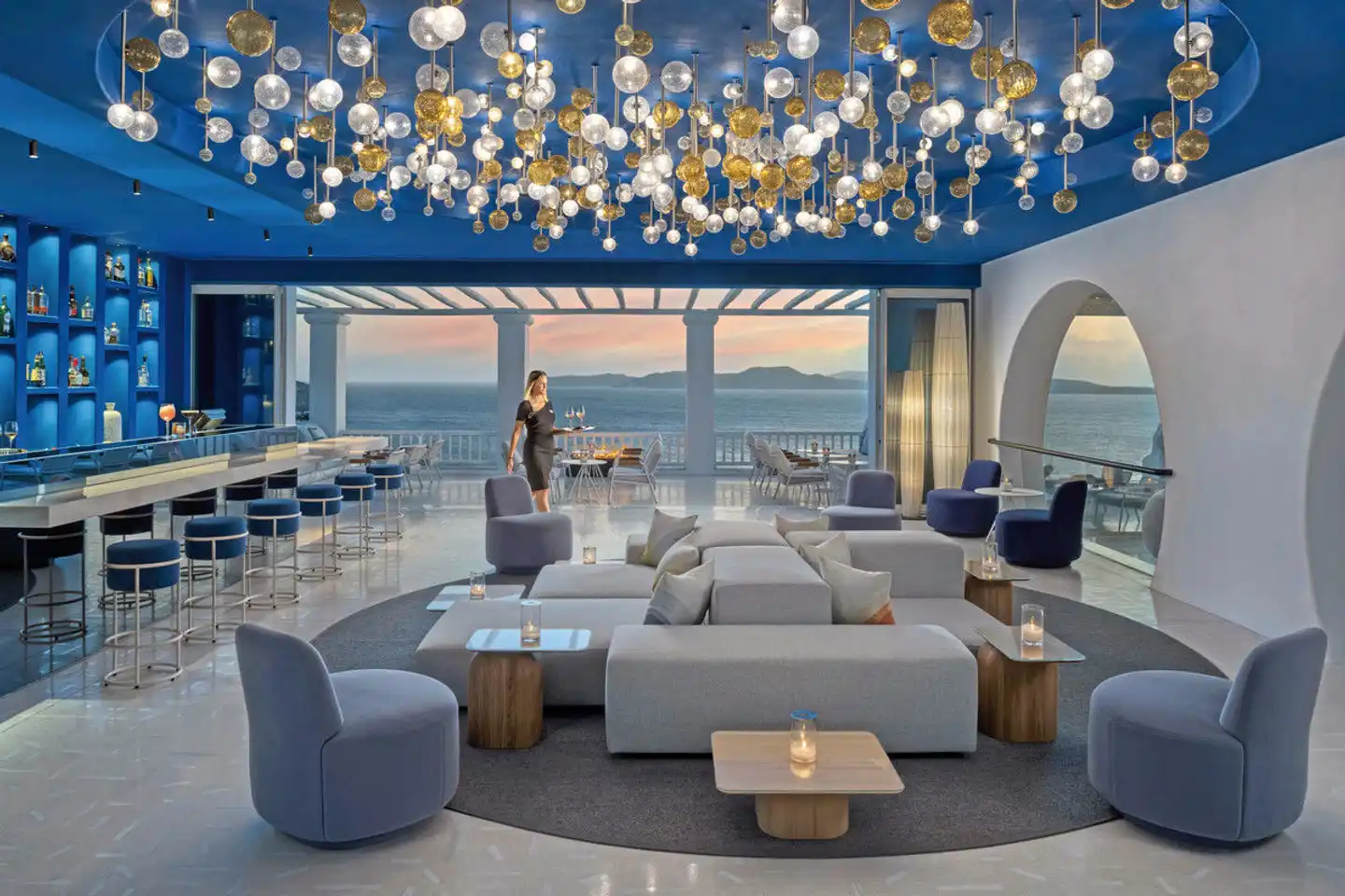 Mykonos Grand Hotel & Resort Lobby