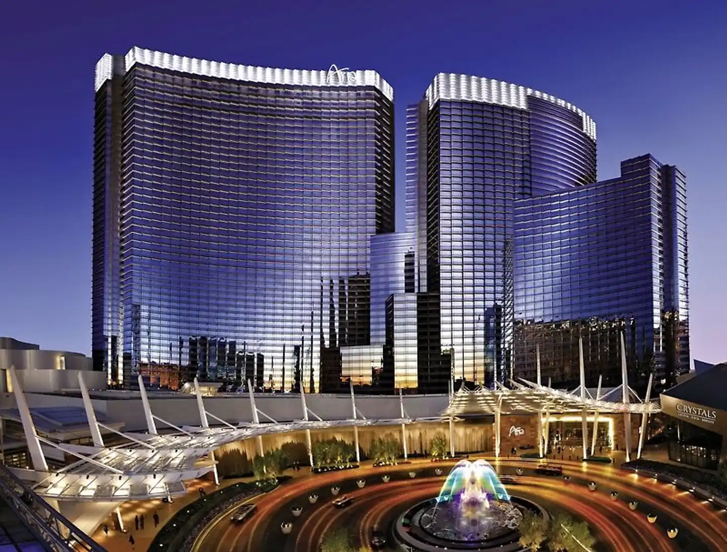 Aria Resort & Casino Terrasse