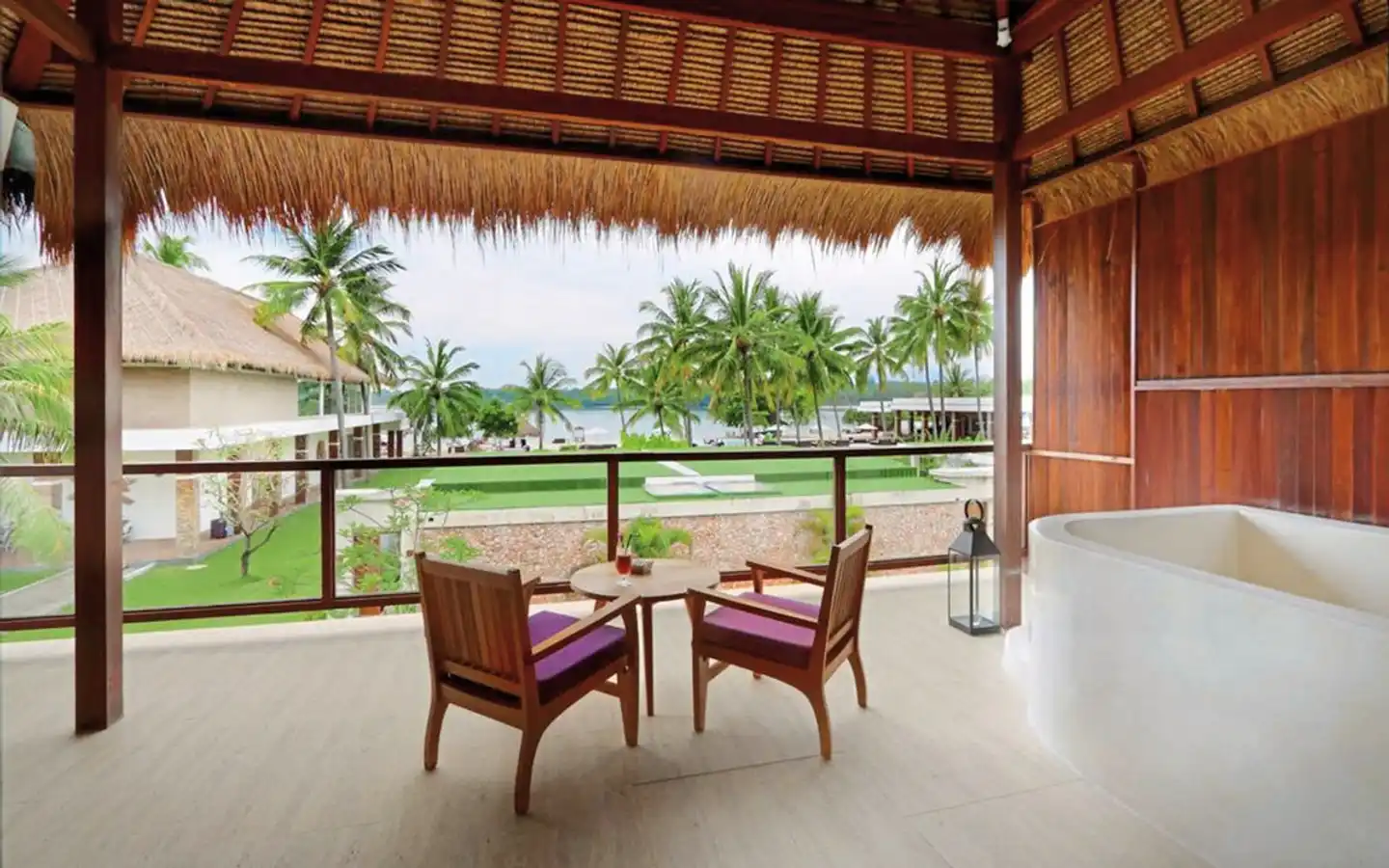 Anema Resort Gili Lombok Terrasse