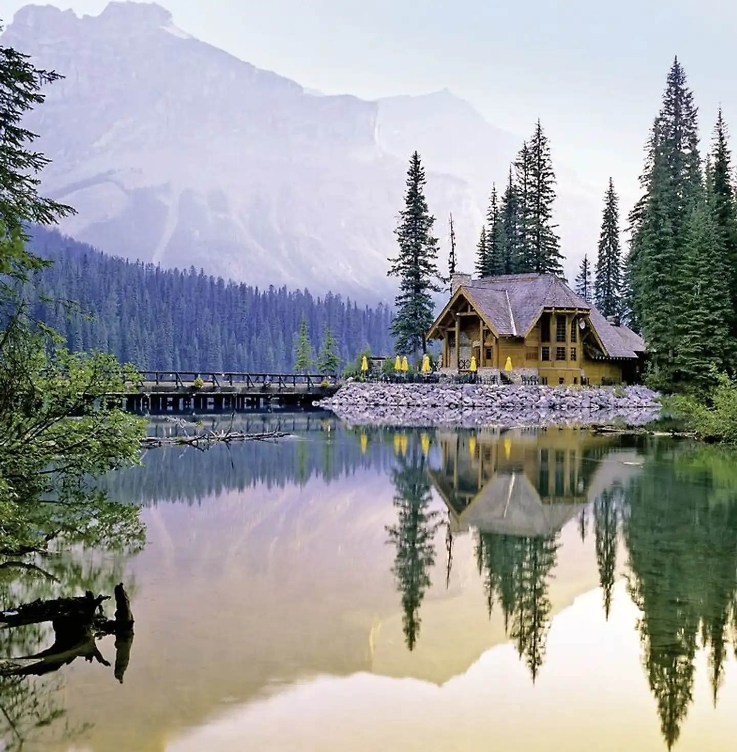 Emerald Lake Lodge Landschaft