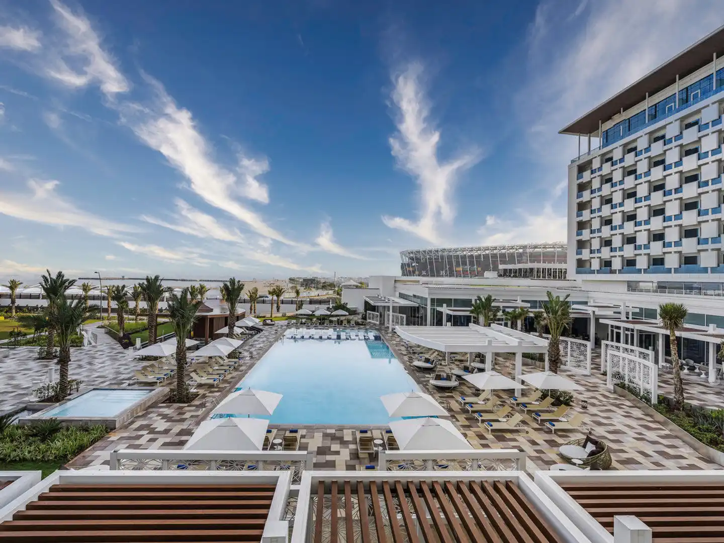 Rixos Gulf Hotel Doha Terrasse