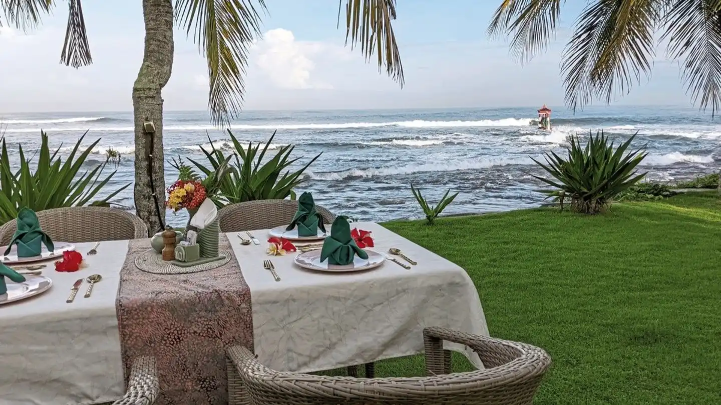 Puri Dajuma Beach Eco-Resort & Spa Terrasse